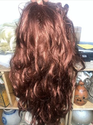 Colección de pelucas Try Now, rojo oscuro profundo Foto 1 de 3