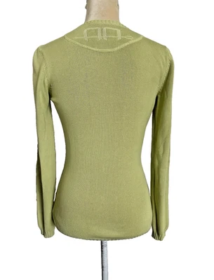 ALESSANDRO ALBANESE Light Green Knit Top Sweater Girls Large / Ladies Small - Image 1 of 4