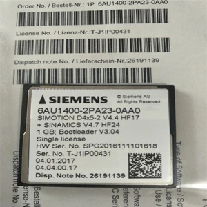 6AU1400-2PA23-0AA0 SIEMENS SIMOTION 1GB Compact Flash Card 6AU1 400-2PA23-0AA0 - Picture 1 of 1