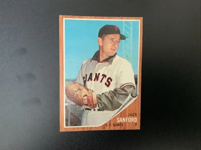 1962 TOPPS BASEBALL #538 JACK SANFORD NM-MT - Image 1 of 2