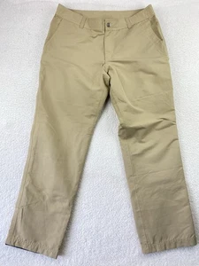 Columbia Hombres Pantalones Caqui 36x32 Omni-Tech Impermeable Pesca Aire Libre Senderismo - Imagen 1 de 12