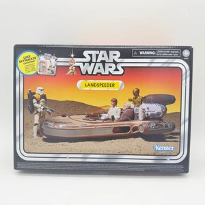 Star Wars The Vintage Collection Landspeeder with Luke Skywalker Figure In Stock - Picture 1 of 6