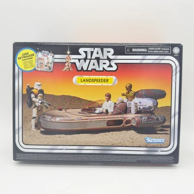Star Wars The Vintage Collection Landspeeder with Luke Skywalker Figure In Stock - Image 1 of 4