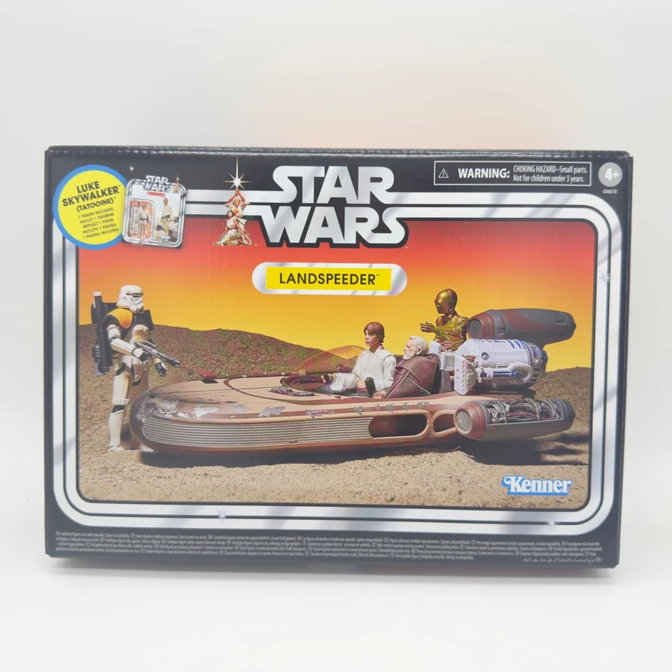 Hasbro Kenner Star Wars Vintage Collection X-34 Landspeeder with Luke