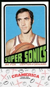 Jim Fox 1972-73 Topps #34 Seattle SuperSonics - Picture 1 of 2