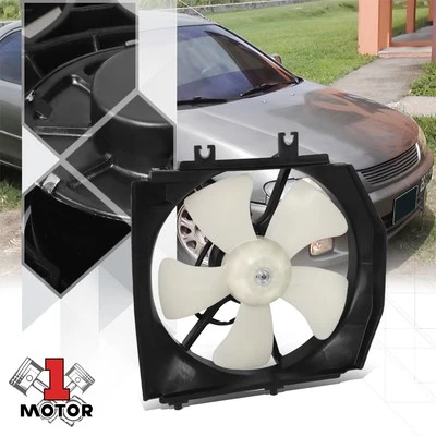 OE Style Radiator Cooling Fan Assembly for 95-98 Mazda Protege 1.5L Engine - Image 1 of 4