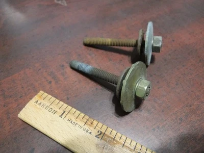 Vintage 1960's GM door glass adjustment studs with disc nuts - Image 1 of 4