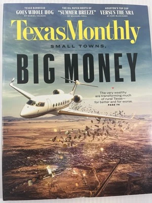 Texas Monthly Magazine Feb 2020 Small Towns Big Money TX BBQ Rural Texas Houston Foto 1 de 4