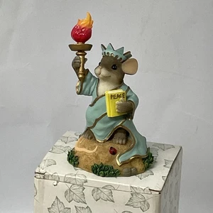 Charming Tails “Little Lady Liberty” Figurine Limited Ed Fitz & Floyd Numbered - Picture 1 of 4