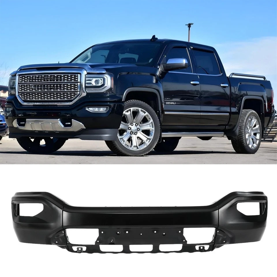 US Primered - Steel Front Bumper Face bar for 2016 2017 2018 GMC Sierra 1500 - Imagem 1 de 4
