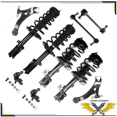 For Toyota Camry 2004 2005 2006 Solara Front Rear Struts Assembly Sway Bar Kit - Image 1 of 4