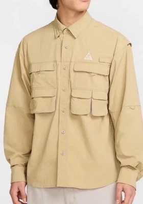 Nike ACG Orb Weaver Dri-FIT ADV UV Men's  Shirt Beige Men’s Size XL HJ2465-297 - Image 1 of 4