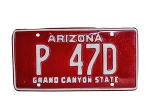 Vtg AZ Veteran Air Force License Plate P 47D  1980-1990 Major Raymond Murdoch  - Picture 1 of 8