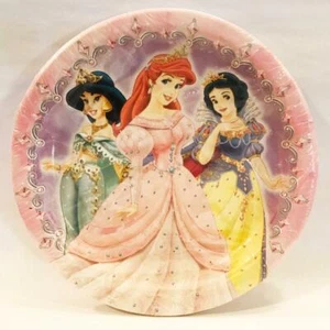 Disney Princess Jewel Dessert Plates Birthday Party Supplies 8 Per Package New - Picture 1 of 1
