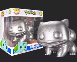 Funko Pop Vinyl 454 Pokemon Bulbasaur Special Edition 10" Boxed Metalic - Picture 1 of 8