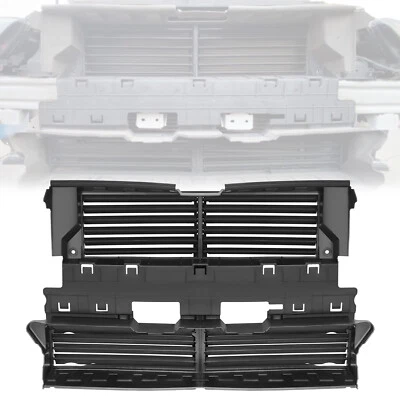 Conjunto de parrilla de obturador de radiador delantero apto para Ford Fusion 2013 2014 2015 2016 Foto 1 de 4