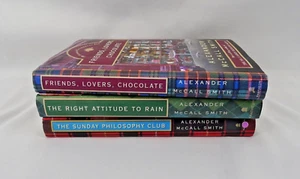 3 books Alexander McCall Smith Sunday Philosophy Club, Friends Lovers Chocolate+ - Bild 1 von 9