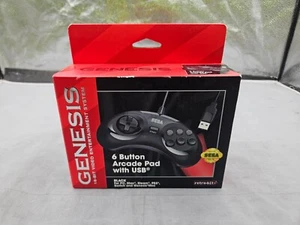 Retro-Bit Official Sega Genesis USB Controller For Sega Genesis Mini PS3 PC - Picture 1 of 5