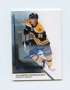 14/15 SP GAME-USED ROOKIE RC BLUE AUTOGRAPH AUTO ALEXANDER KHOKHLACHEV *60737