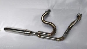 Exhaust Pipes 2 in 1 For Harley Davidson Ultra Classic Electra Glide - Bild 1 von 3