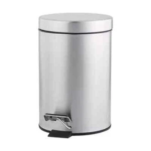 3L Rubbish Bin Dual Pedal Compartment Stainless Steel Kitchen Waste Garbage Can - Picture 1 of 2