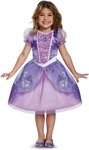 Sofia The Next Chapter Classic Child Costume Girl Disney Princess Purple Dress - Picture 1 of 1