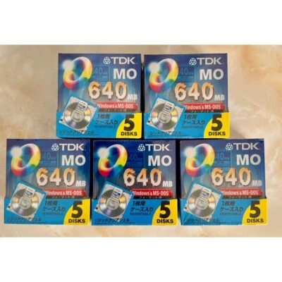 [ New ] TDK MO 640MB Magneto Optical Disk lot of 25 250618 - Image 1 of 4