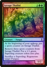 Savage Thallid FOIL Time Spiral NM Green Common MAGIC GATHERING CARD ABUGames