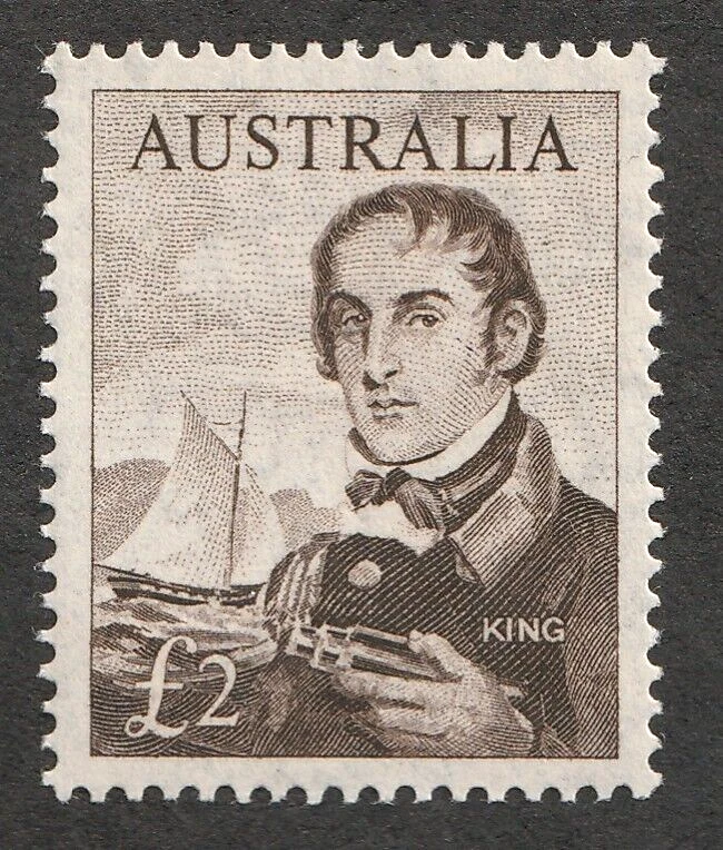 Australia 1963 Sc# 397, £2, Almirante Philip King y velero. MH Cv$97,50 Foto 1 de 1