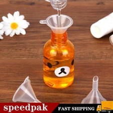 5x Mini imbuto in plastica Piccolo imbuto per il riempimento di profumi da cu νк