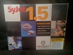Syquest SyJet 1.5 Gigabyte PC Formatted Cartridge Plus 1.5gb Media Storage Disc - Afbeelding 1 van 5
