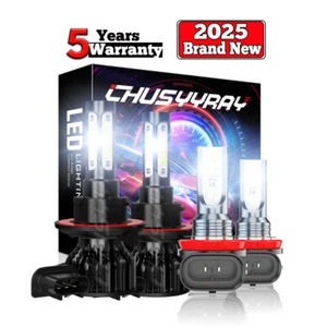 For Mini Cooper Countryman/Paceman 2011-2016 4pc LED Headlight & Fog Light Bulbs - Picture 1 of 24
