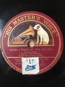 * SAVOY ORPHEANS - When I Think Of You / The Toy Drum-Major - Picture 1 of 4