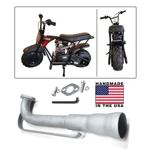 Cabezal de escape de 3 etapas para mini bicicleta Coleman RB100 105cc / Realtree RT100 105cc - Imagen 1 de 9