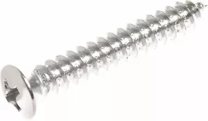 The Hillman Group 44925 10 x 1/2-Inch Jackson Head Trim Screw, Chrome, 35-Pack - Picture 1 of 2