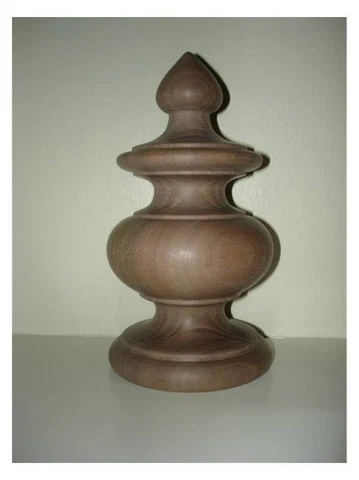 WOOD FINIAL UNFINISHED FOR NEWEL POST FINIAL OR CAP  Finial #69 Cover