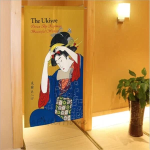 The Ukiyoe Girl Print Door Curtain House Doorway Decorate Hanging Tapestry Art - Picture 1 of 5
