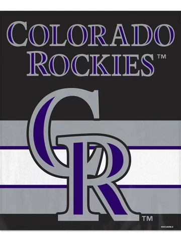 Colorado Rockies MLB Ultra Plush 50" x 60" Throw Blanket - F53573545 Cover