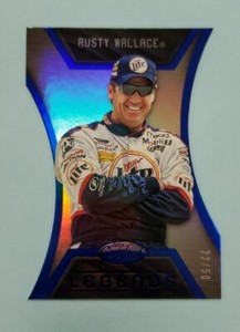 2016 Panini Certified Rusty Wallace Blue Legends Die Cut #L5 Card /50