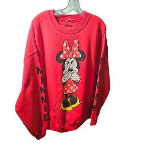 Disney Minnie Mouse Damen Sweatshirt rot 1X - Bild 1 von 3
