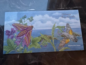 Alderney Hawk moths.6x mint stamp 2011 present’n Pck.FV£3.26.VGComplete.B Cy🇺🇦 - Picture 1 of 5