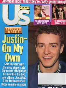 September 9 -2002 US Weekly Magazine, Justin Timberlake, American Idols, L@@K - Picture 1 of 2