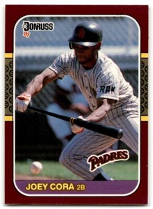 1987 Donruss Opening Day Joey Cora San Diego Padres #147