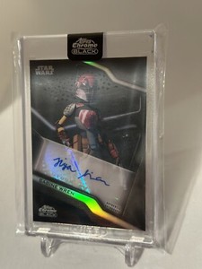 2022 Topps Chrome Black Star Wars Tiya Sircar as Sabine Wren Auto #A-TS