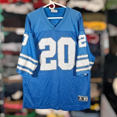 Camiseta deportiva vintage Barry Sanders Detroit Lions Starter talla XL para hombre  Foto 1 de 4