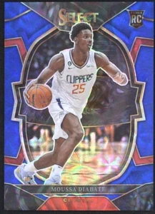 2022-23 Panini Select Moussa Diabate #92 LA Clippers /249 RC Blue Scope Prizms - Picture 1 of 2