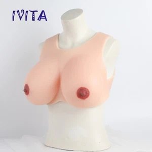 IVITA 9XL H Tasse Boobs Silikon Brustformen Brustplatten Transgender gefälschte Boobs - Bild 1 von 12
