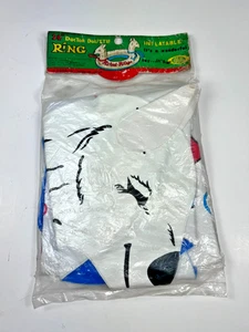 1967 Dr Doctor Dolittle Pushmi Pullyu Two Headed Llama IDEAL Inflatable Ring NEW - Picture 1 of 5