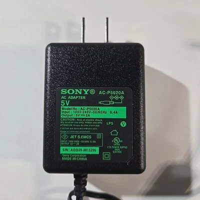 Fuente de alimentación Sony Adaptador CA 5V Modelo: AC-P5020A Foto 1 de 4