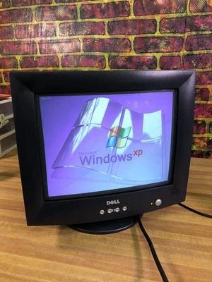 Vintage Dell E773c 17" CRT VGA Computer Monitor 1280 x 1024 @ 60Hz Retro Gaming - Image 1 of 4